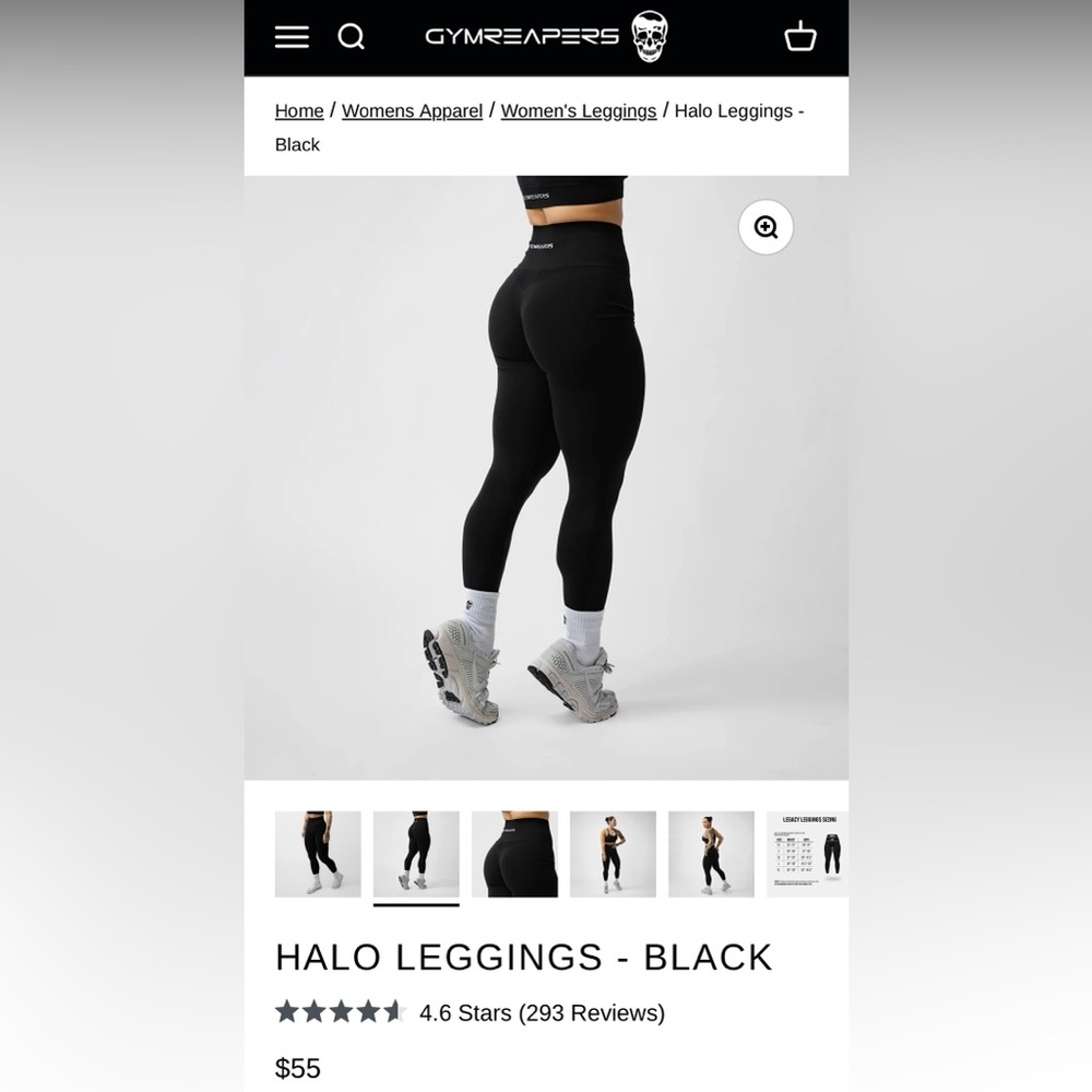 Gymreapers Halo Leggings - Black